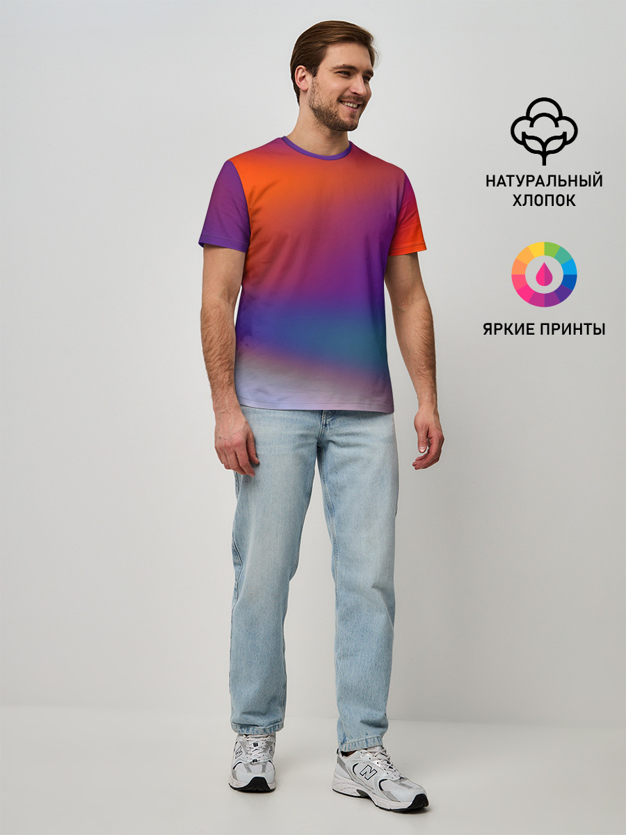 GRADIENT — Мужская базовая футболка