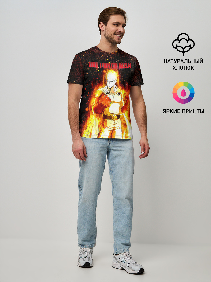 Сайтама в огне | One Punch-Man