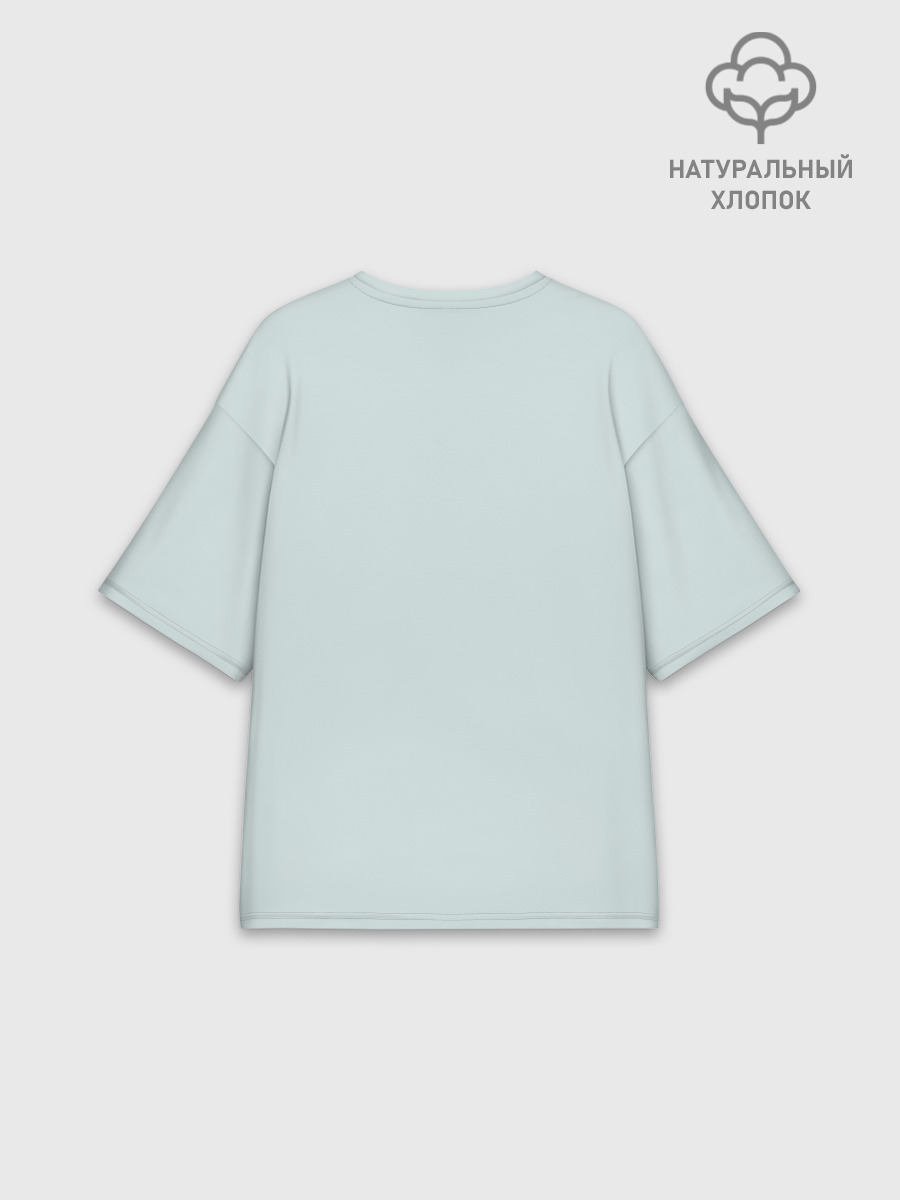 Футболка женская оверсайз из хлопка, 3XS