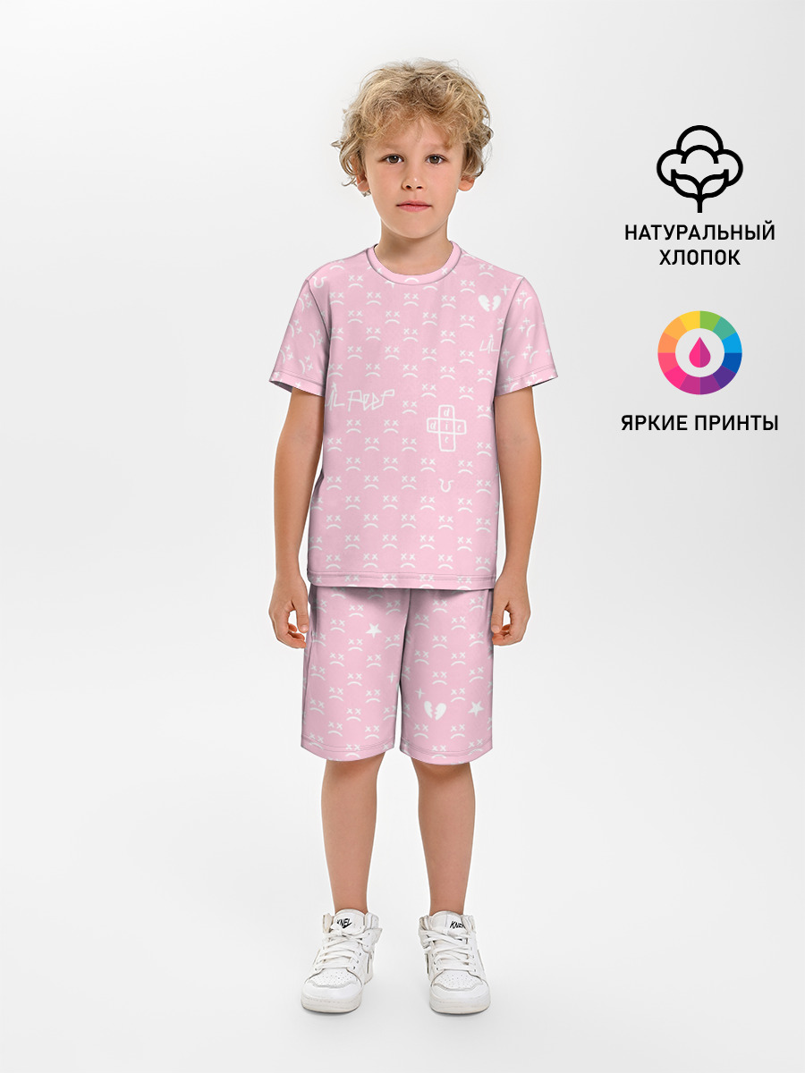 Lil Peep pink pattern
