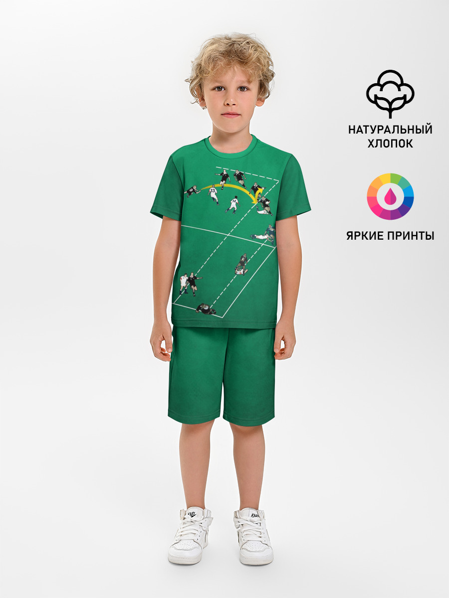 Игра в регби — Детская пижама с шортами