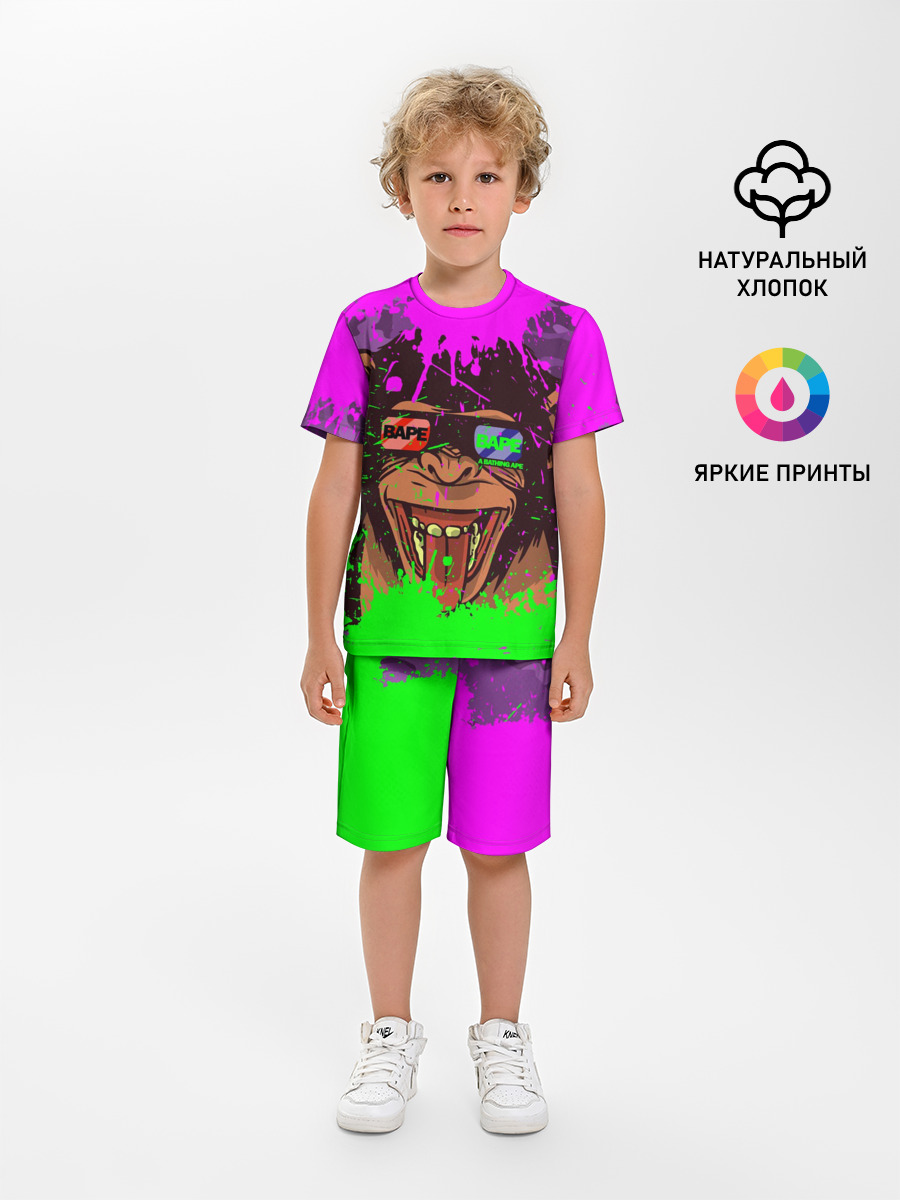 3D Neon Monkey