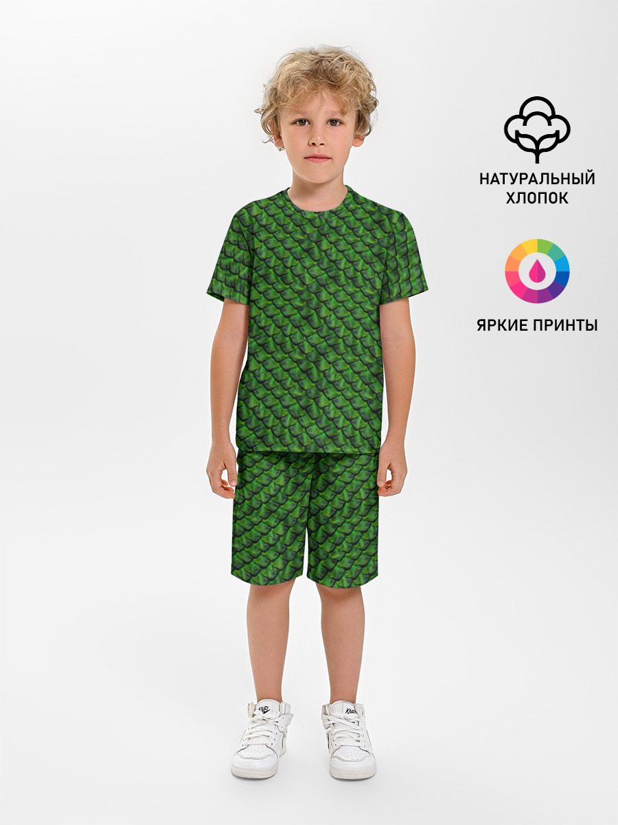 Reptile Scales — Детская пижама с шортами