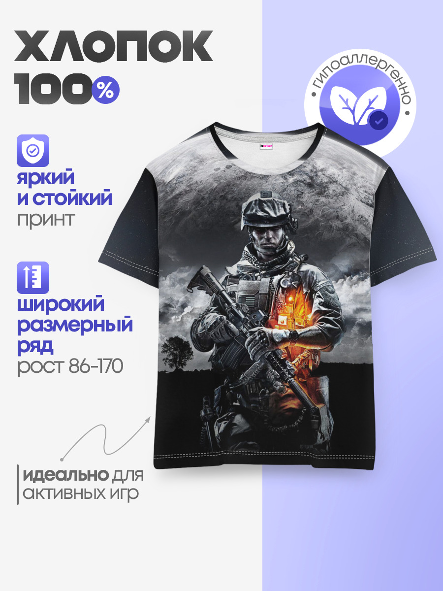 Детская базовая футболка