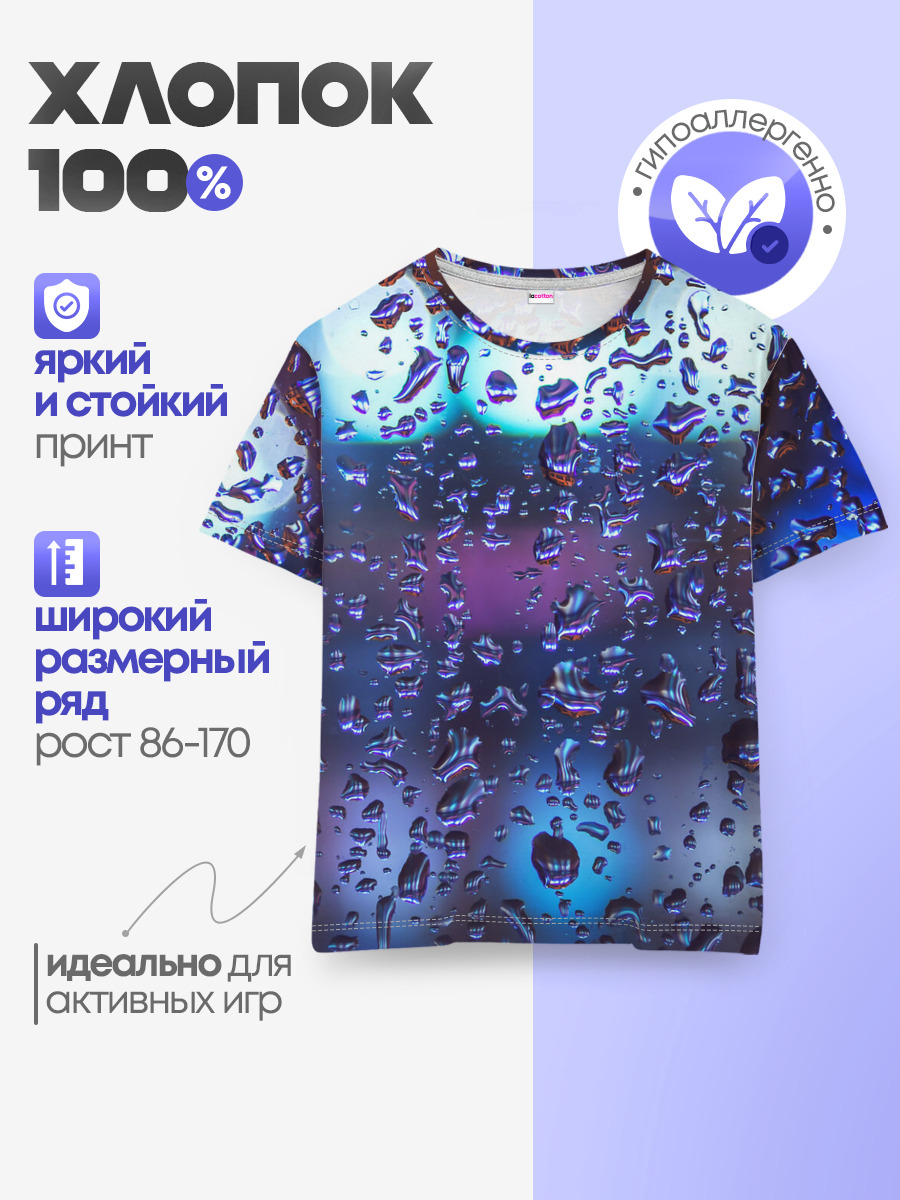 Капли на стекле макро