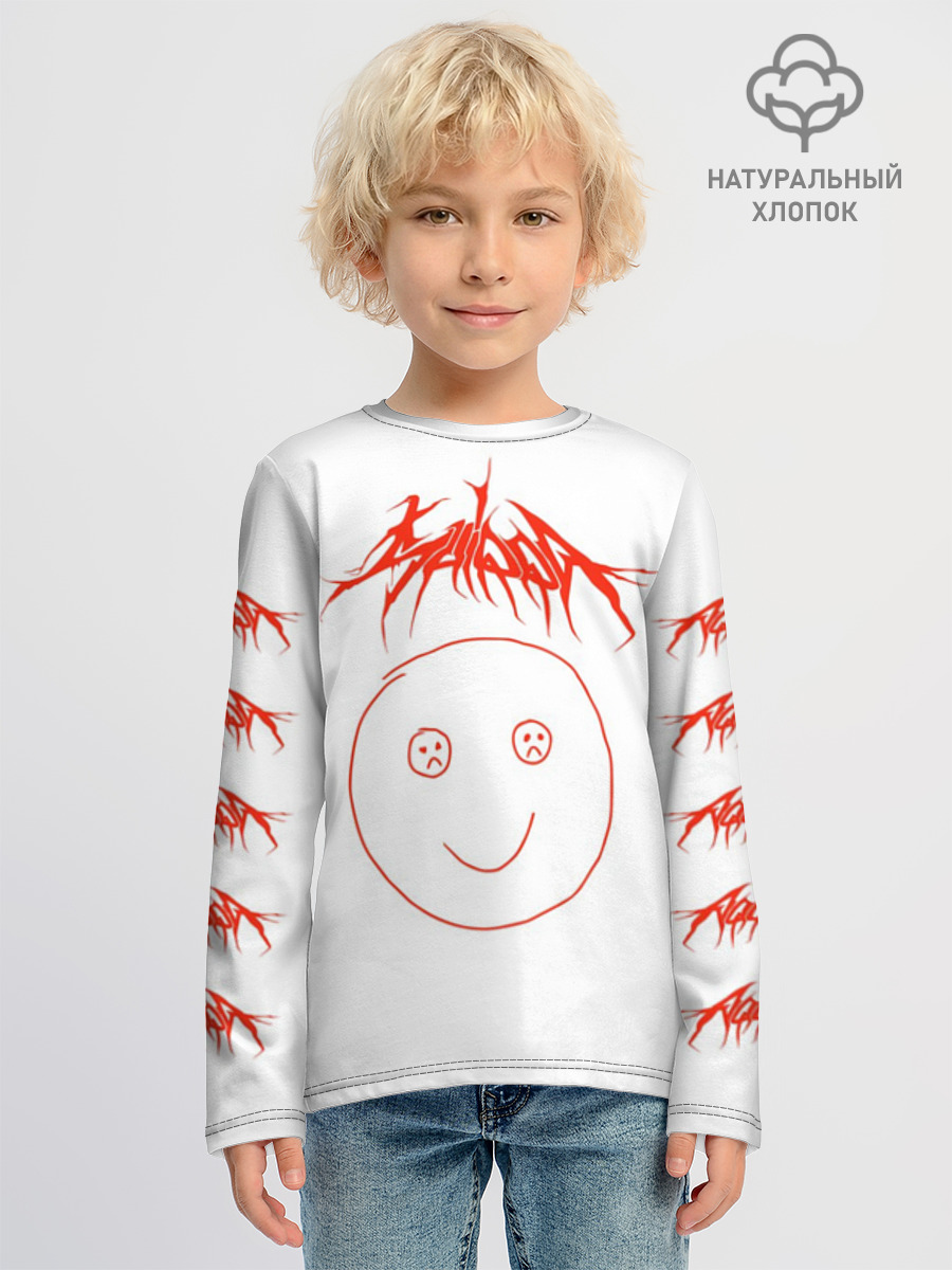 Лонгслив детский из хлопка, 86