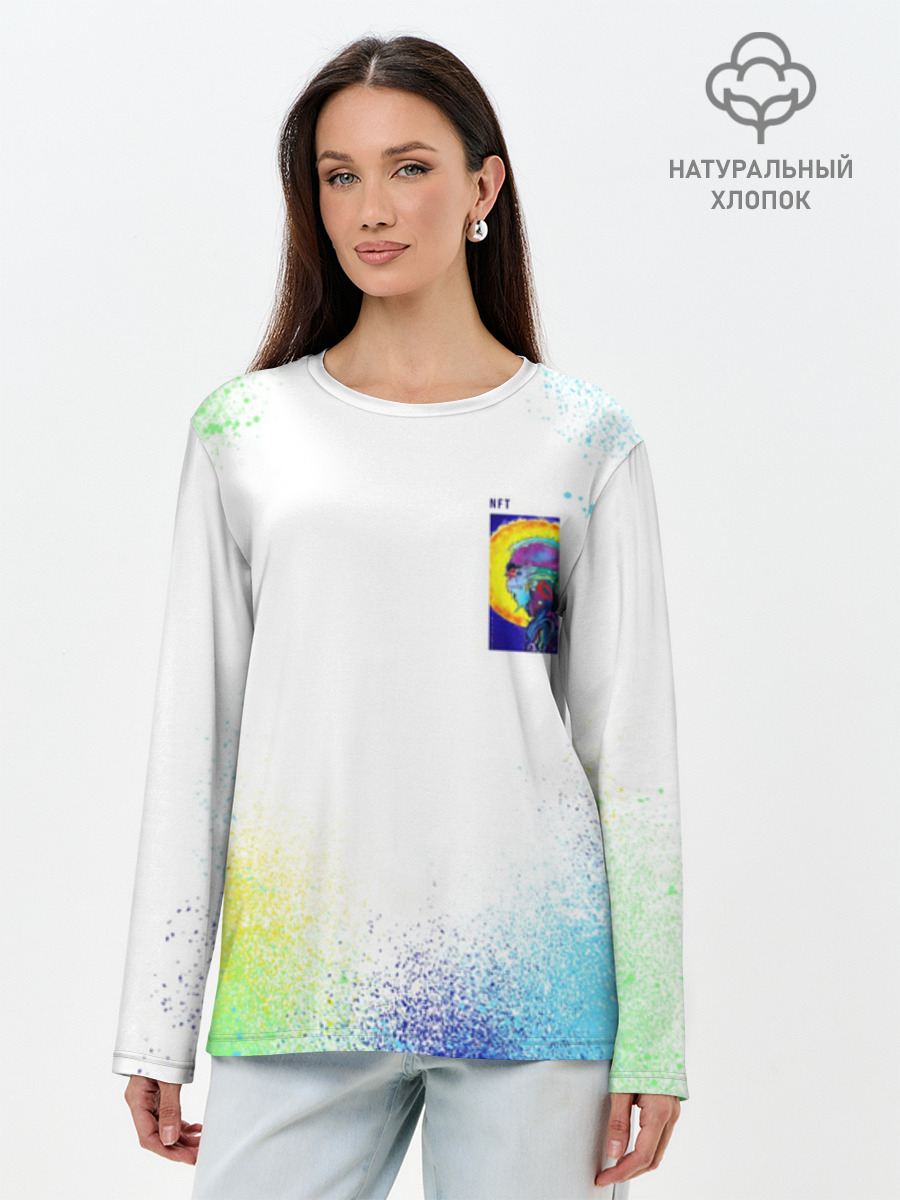 887_Spray — Лонгслив женский из хлопка