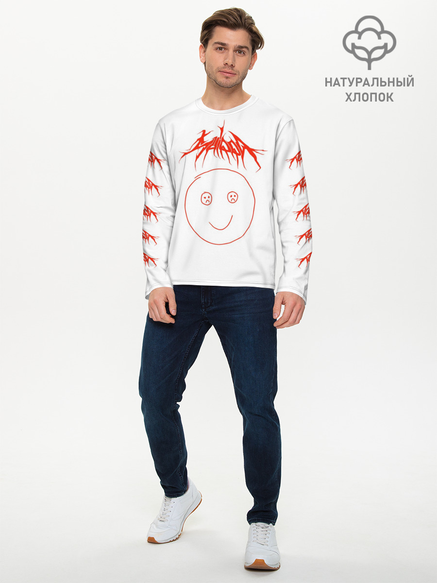 Лонгслив мужской из хлопка, 2XS