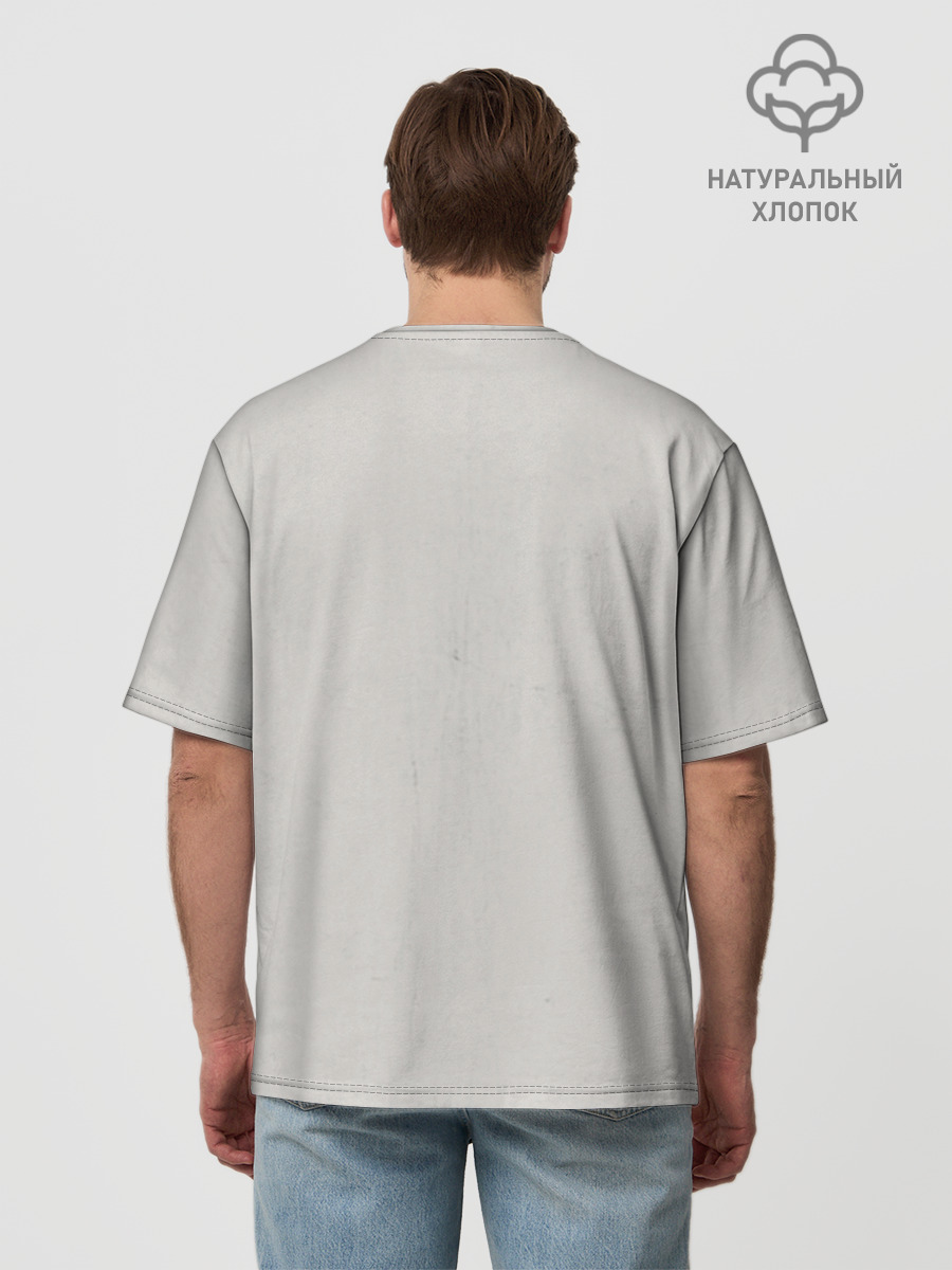 Футболка мужская оверсайз из хлопка, 3XS