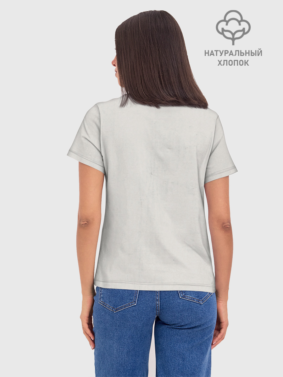 Футболка женская базовая из хлопка, 3XS