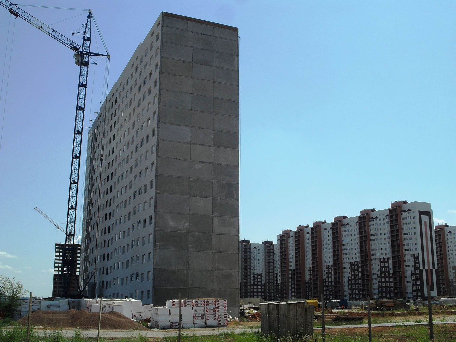 Ход строительства