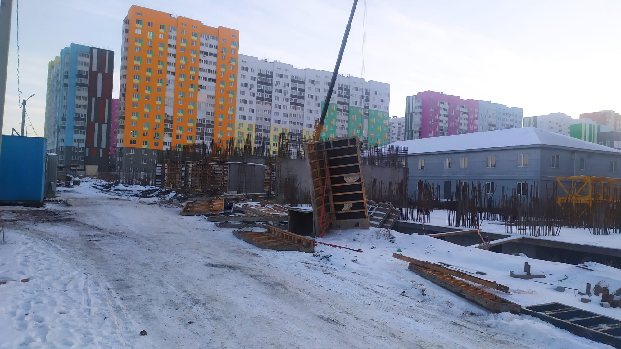 Ход строительства