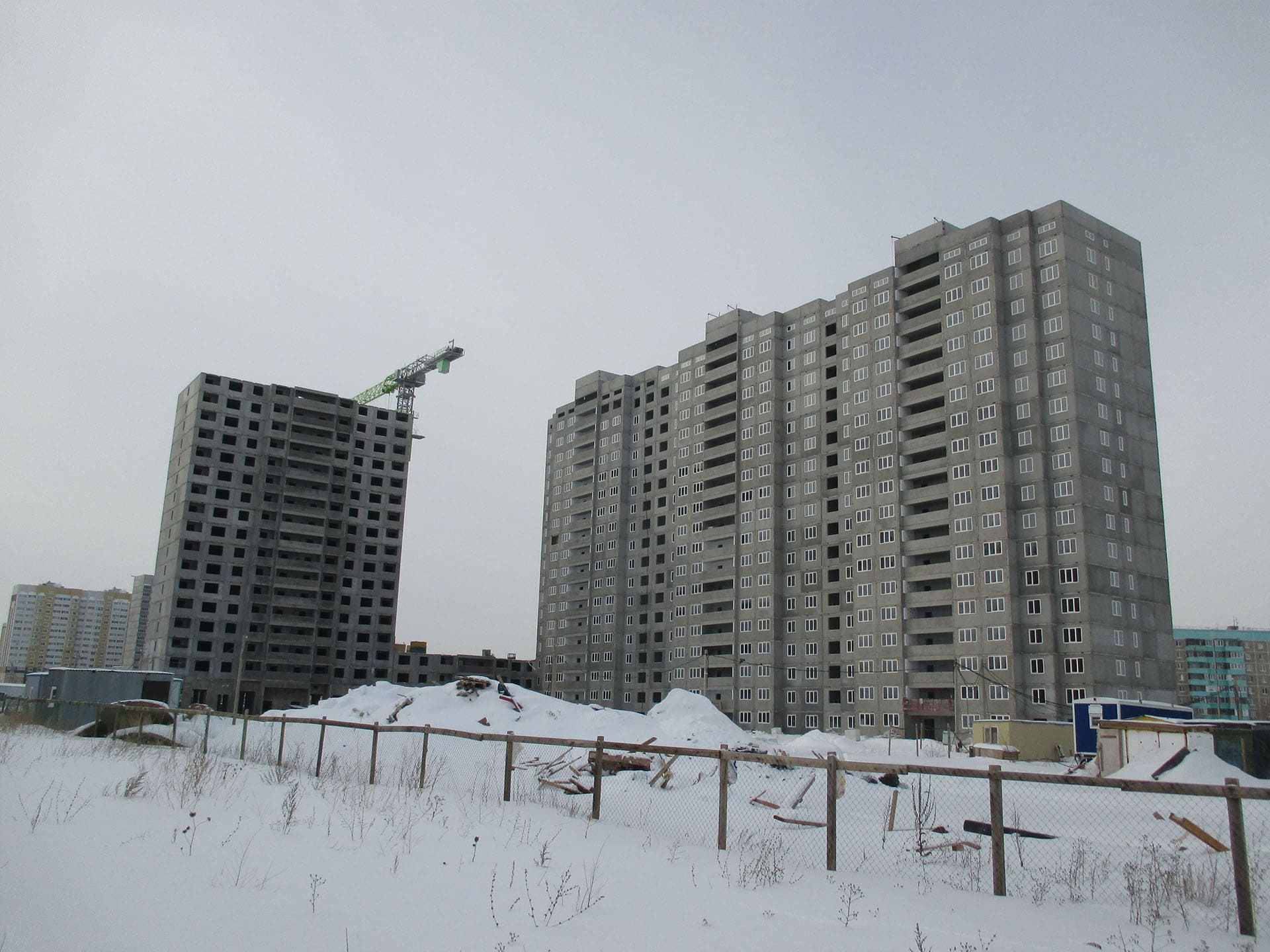Ход строительства