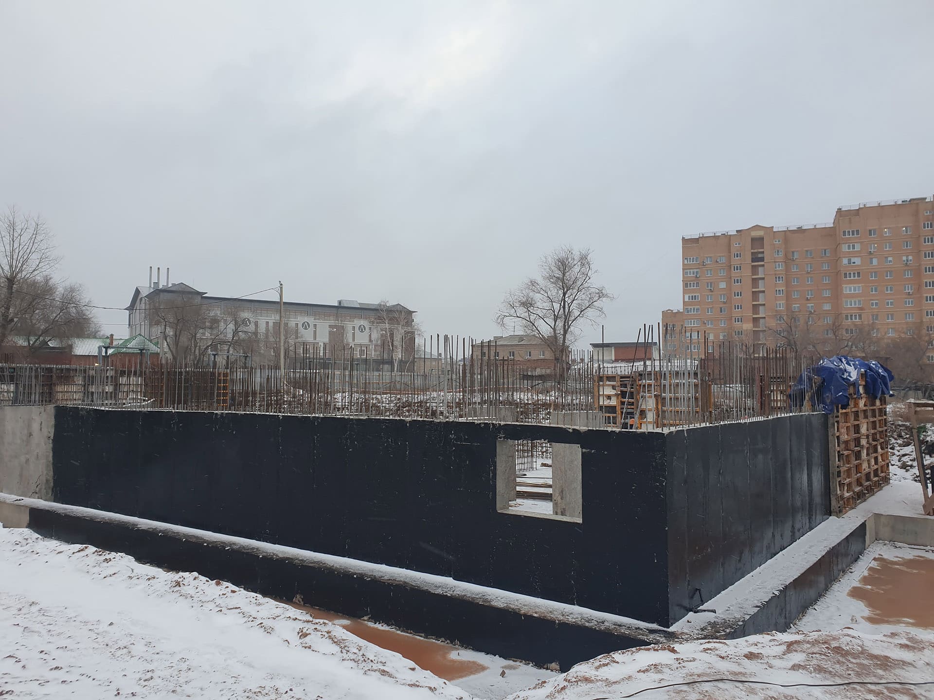 Ход строительства