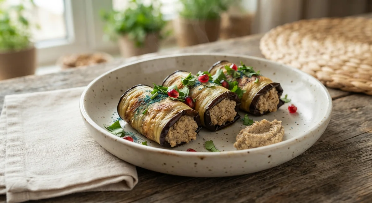 Баклажаны с грецкими орехами по-грузински