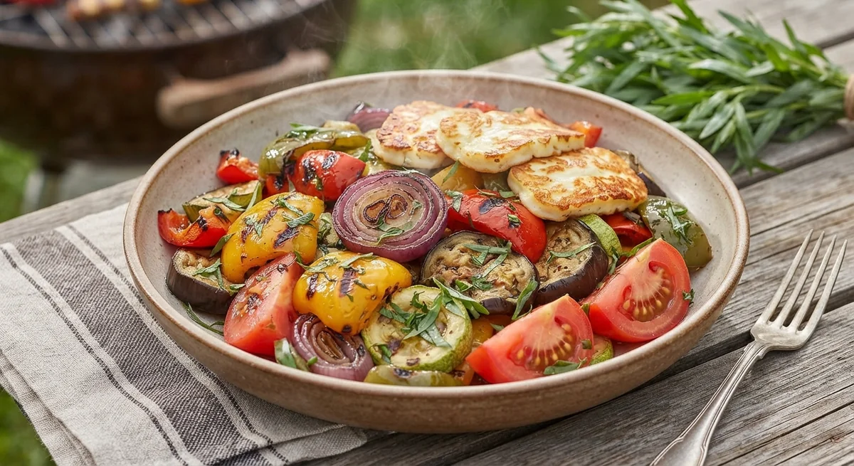 Hot Grilled Vegetable Salad