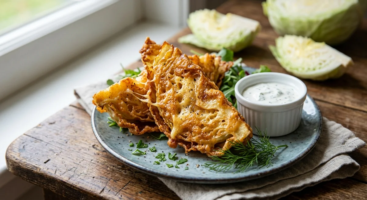 Капустные дольки в сырном кляре