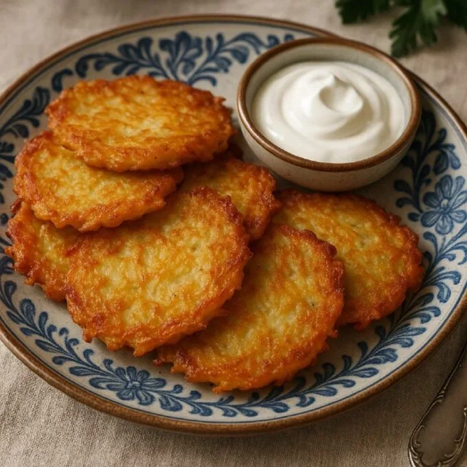 Картофельные драники (запечённые)