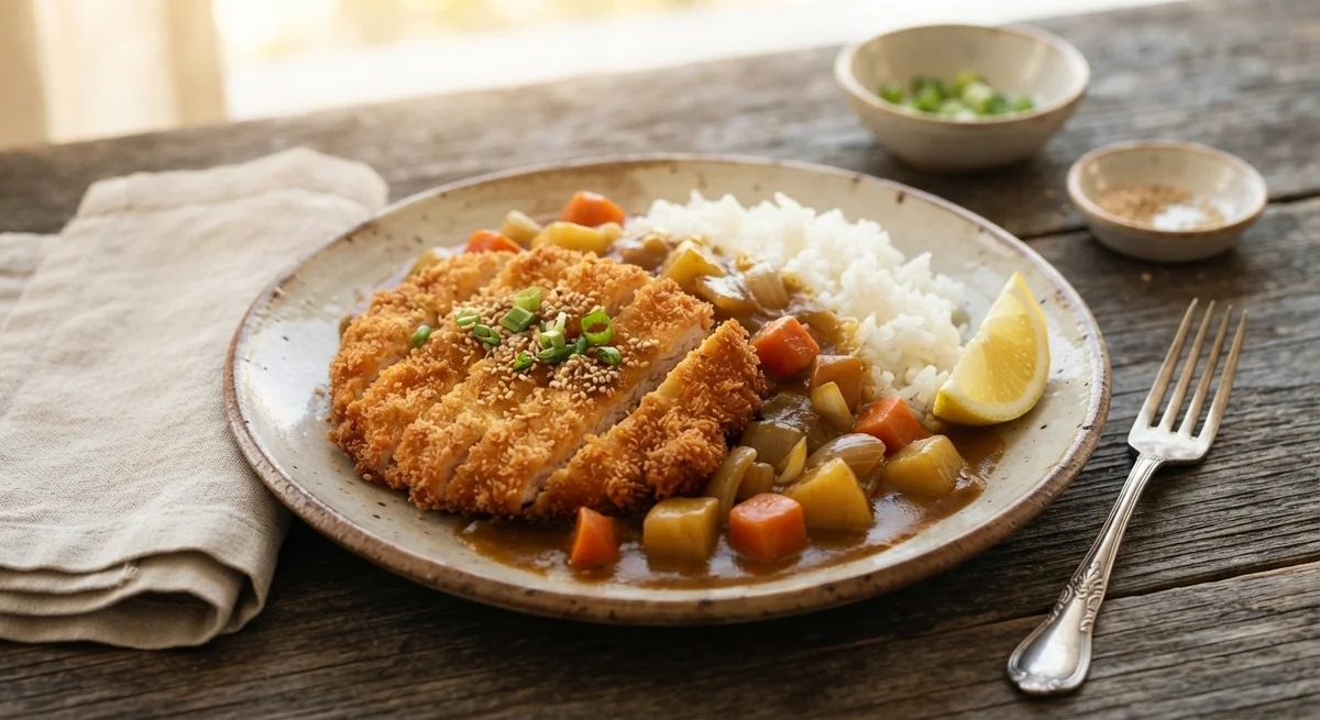 Кацу карри с курицей