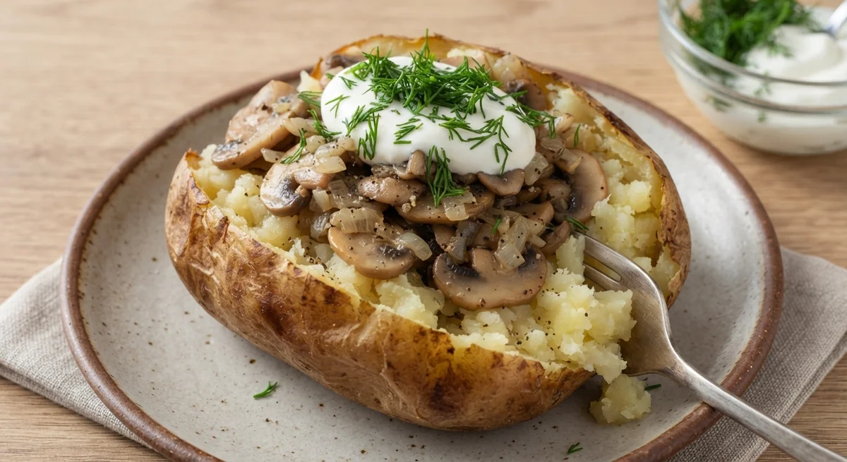 Крошка картошка с грибной начинкой