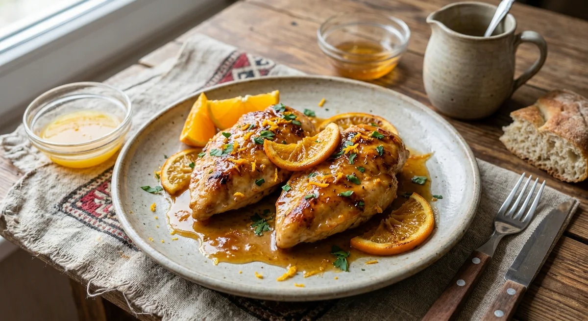 Chicken Breast with Orange Sauce