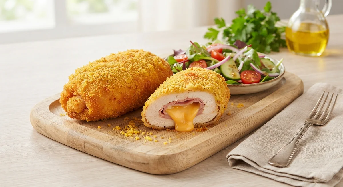 Chicken Cordon Bleu with Ham and Cheese