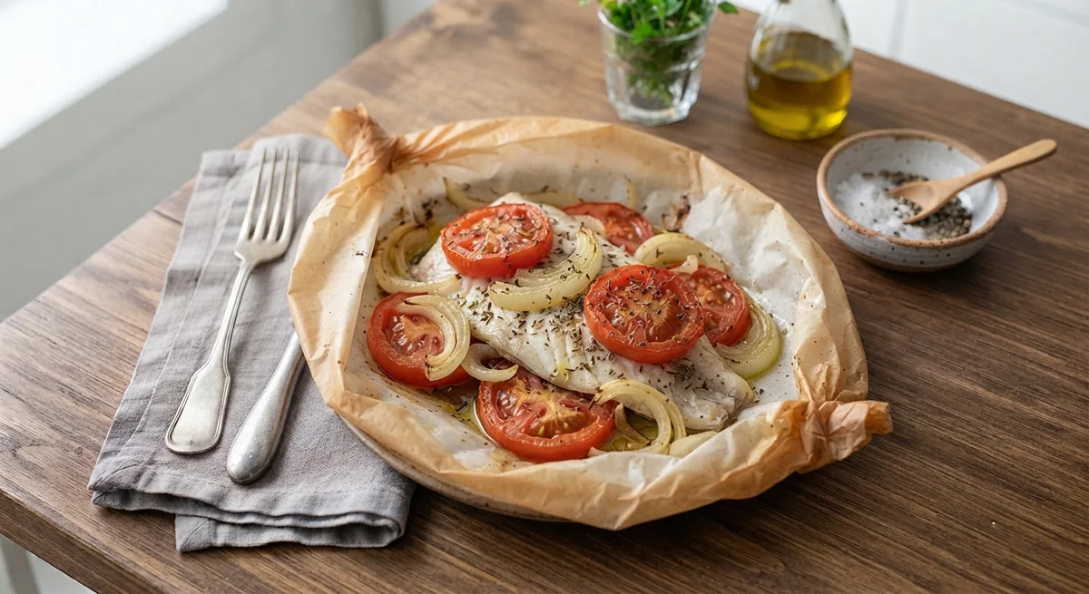 Parchment-Baked Bream