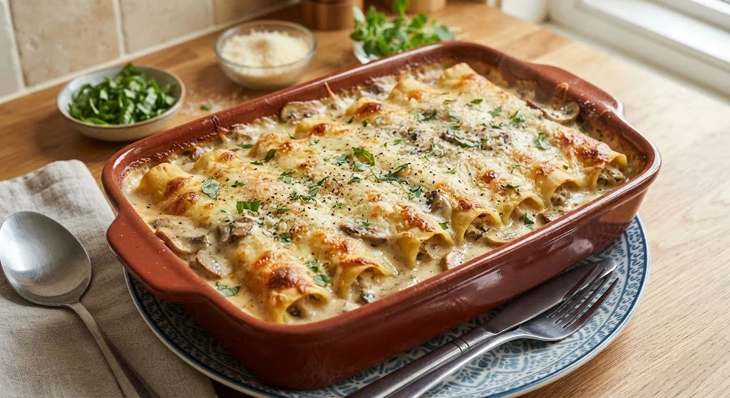 Мясной рулет из филе индейки с грибами