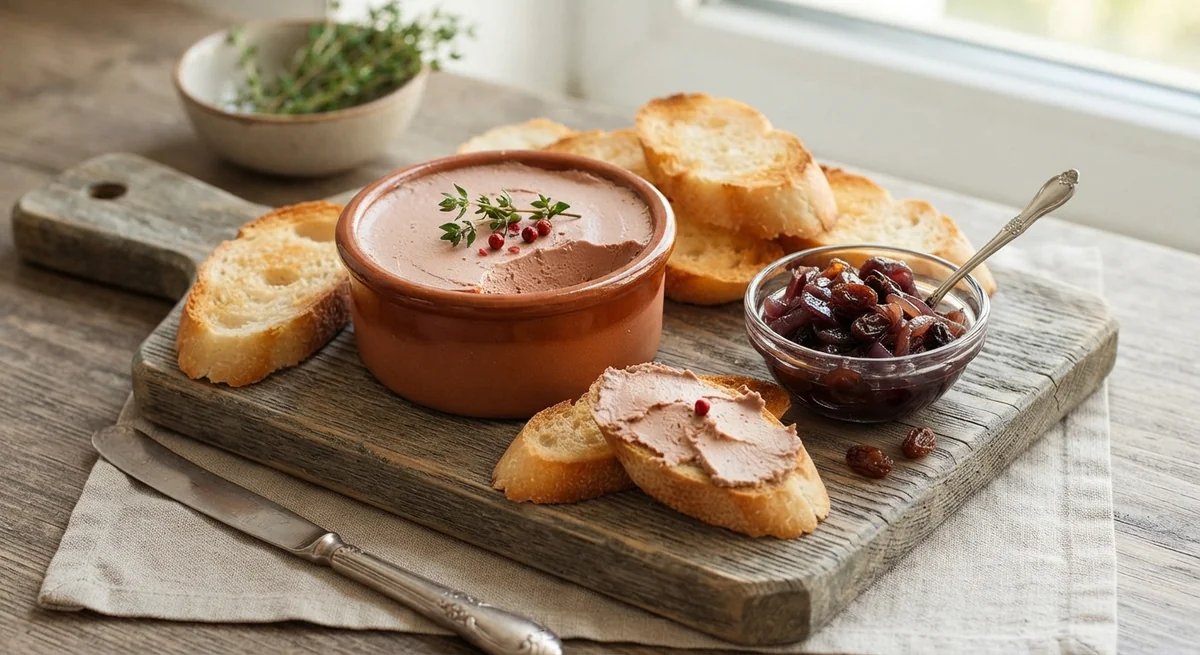 Chicken Liver Pate with Carrots and Onions