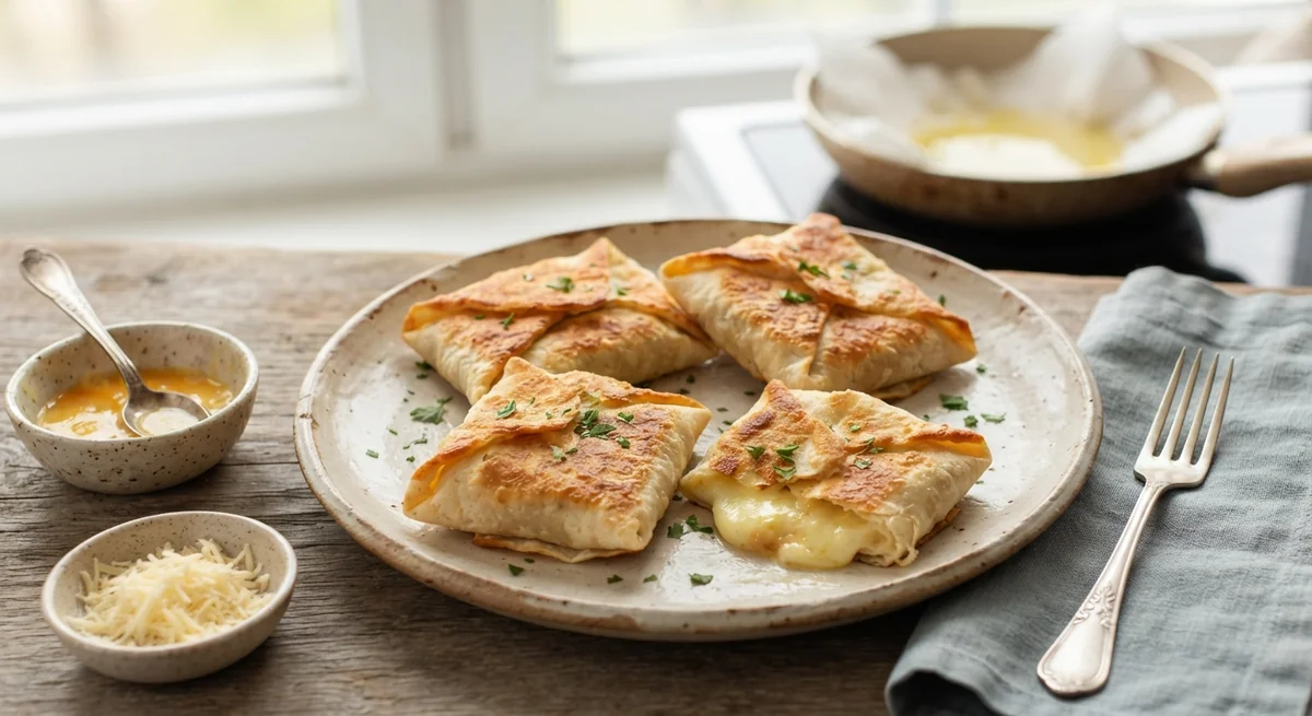 Пирожки из лаваша с сыром