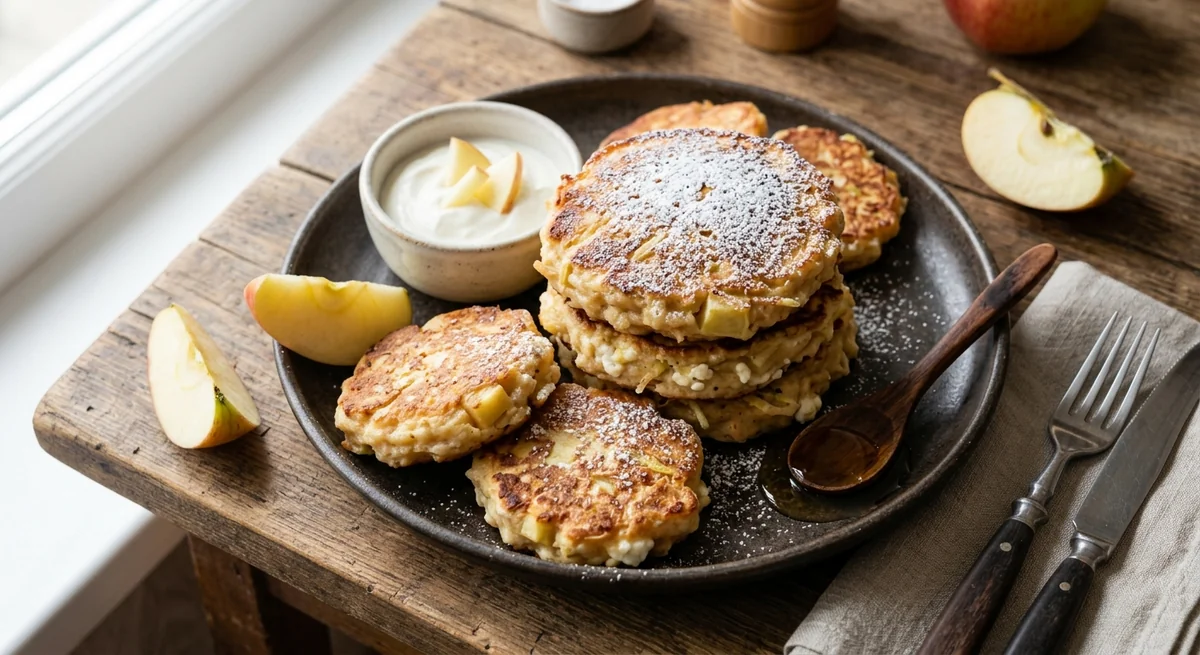 Польские рацухи с творогом и яблоками