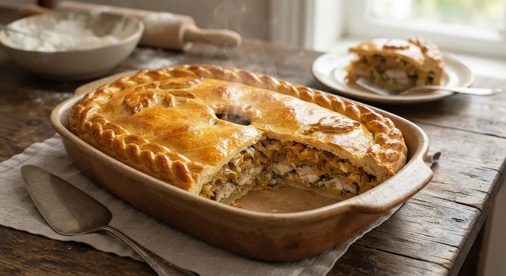 Pomorian Fish and Cabbage Pie