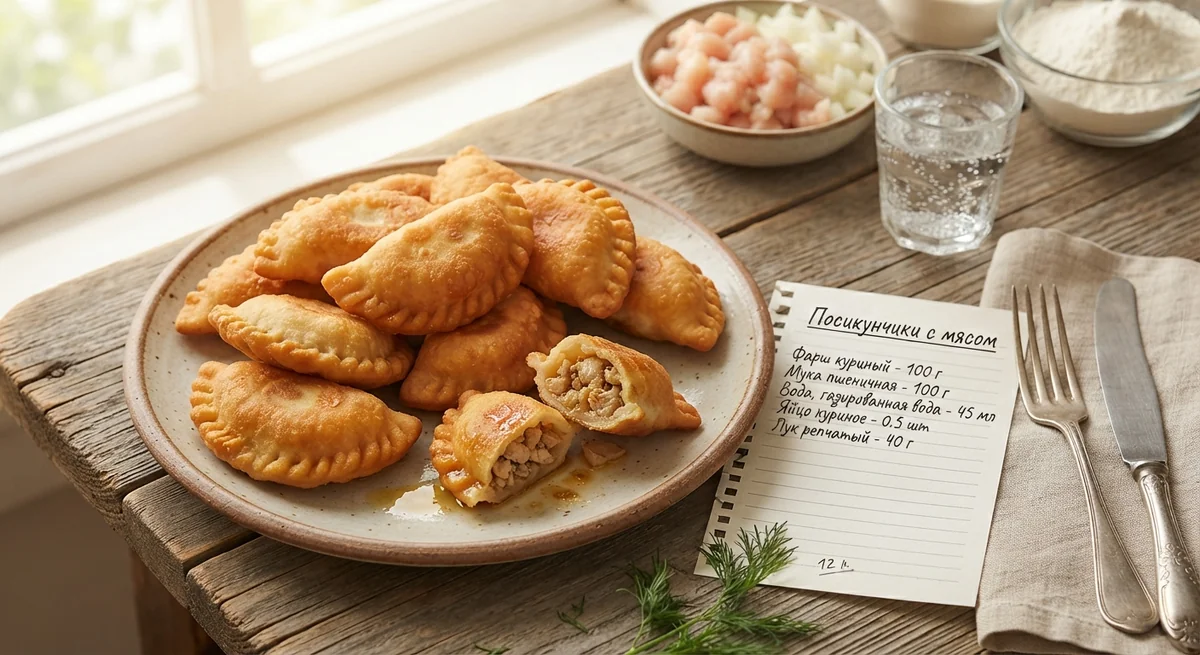 Посикунчики с мясом