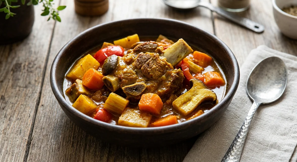 Рагу из свинины с овощами