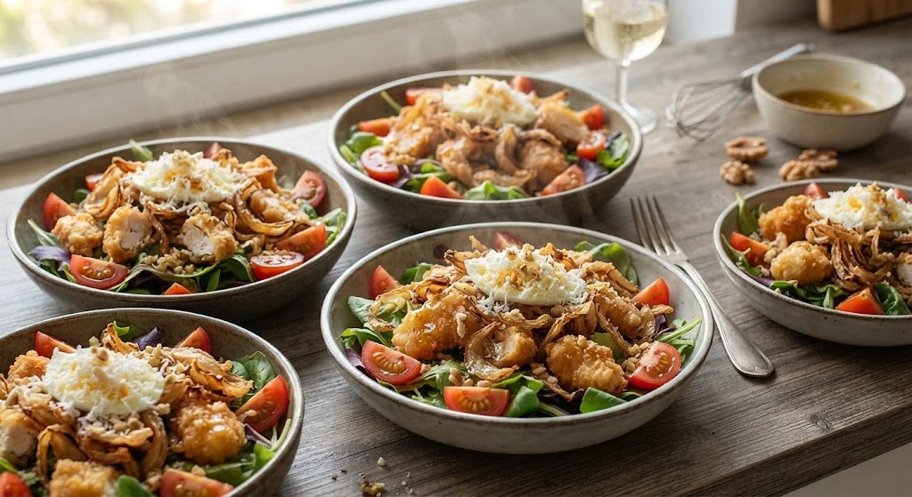 Салат Айседора с курицей и шампанским