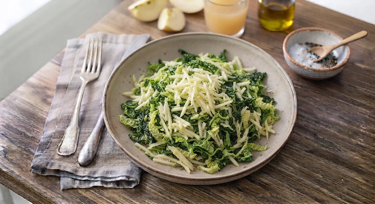 Savoy Cabbage and Apple Salad