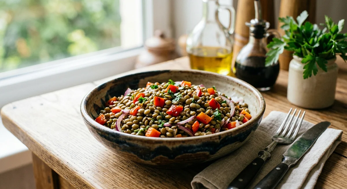 Salad with Fried Tofu and Chuka