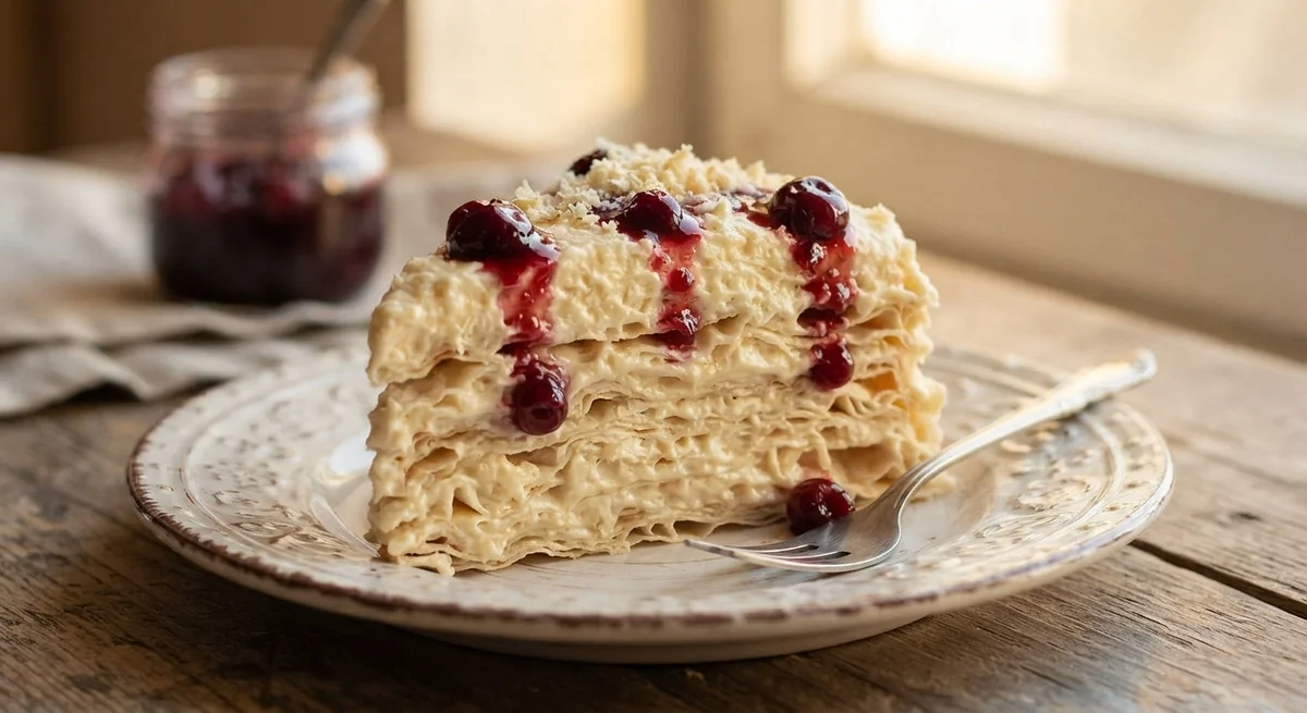 Lazy Napoleon Cake from Lavash