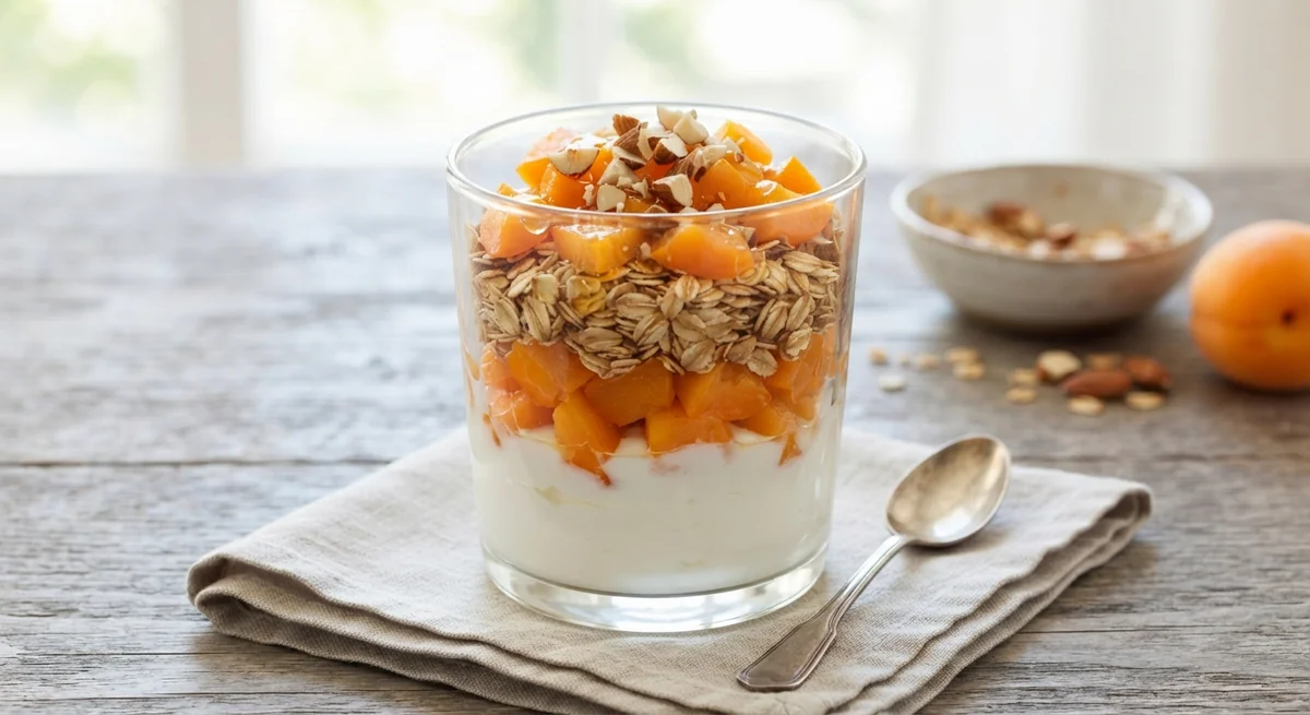 Apricot and Greek Yogurt Trifle