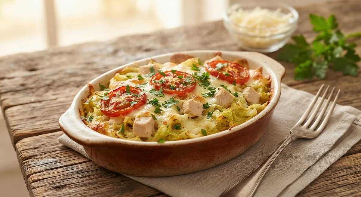 Chicken Breast and Cabbage Casserole