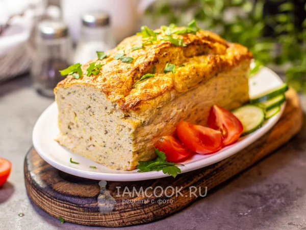 Суфле из индейки с кабачком