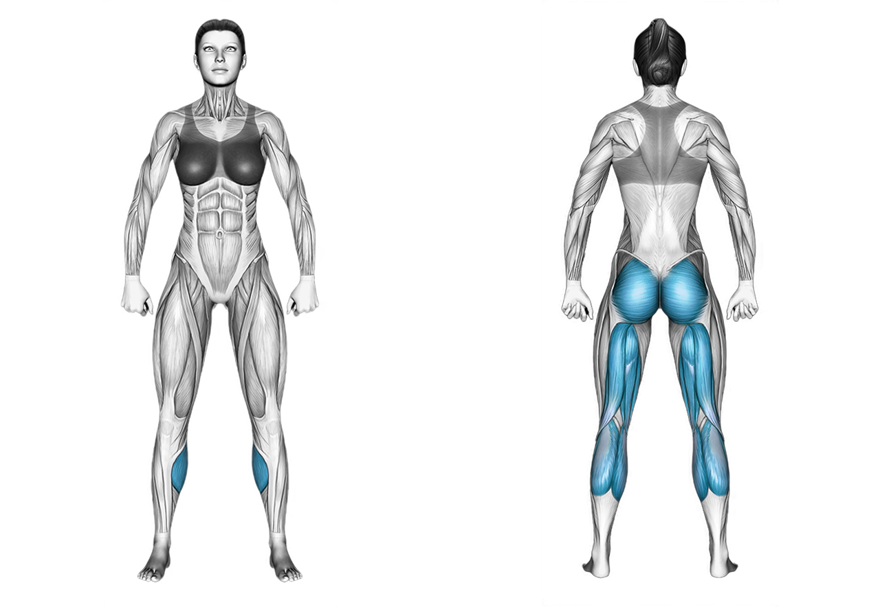 Cable Donkey Kickback: glutes