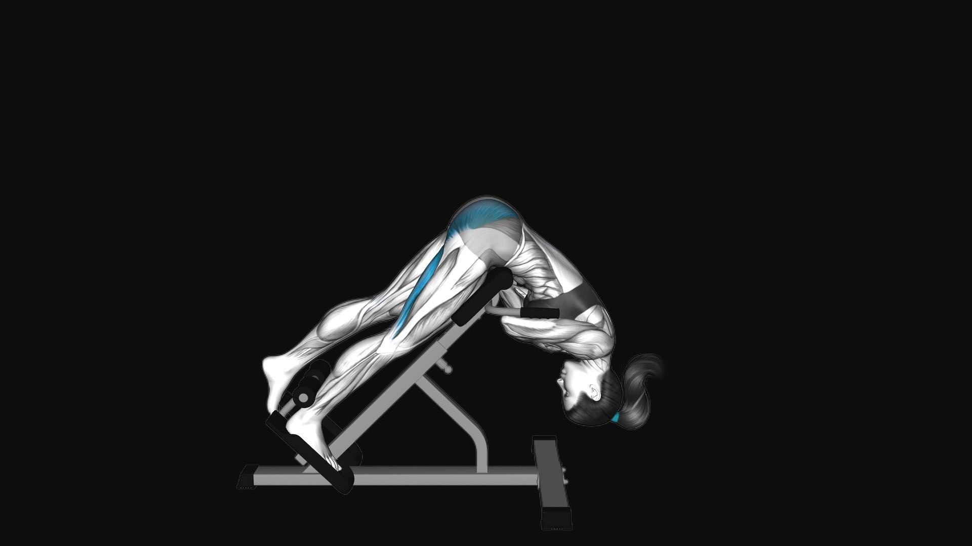 45-Degree Single-Leg Hyperextension