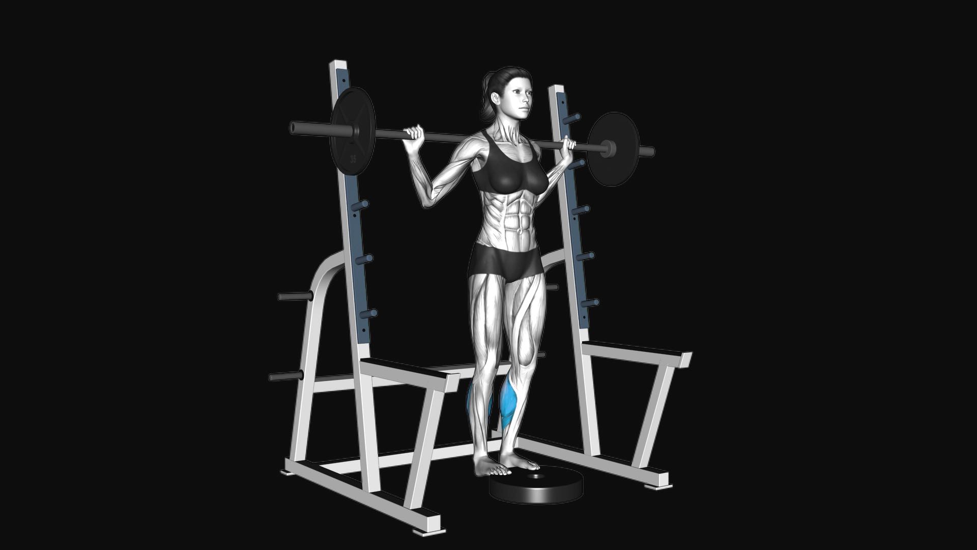 Barbell Standing Calf Raise