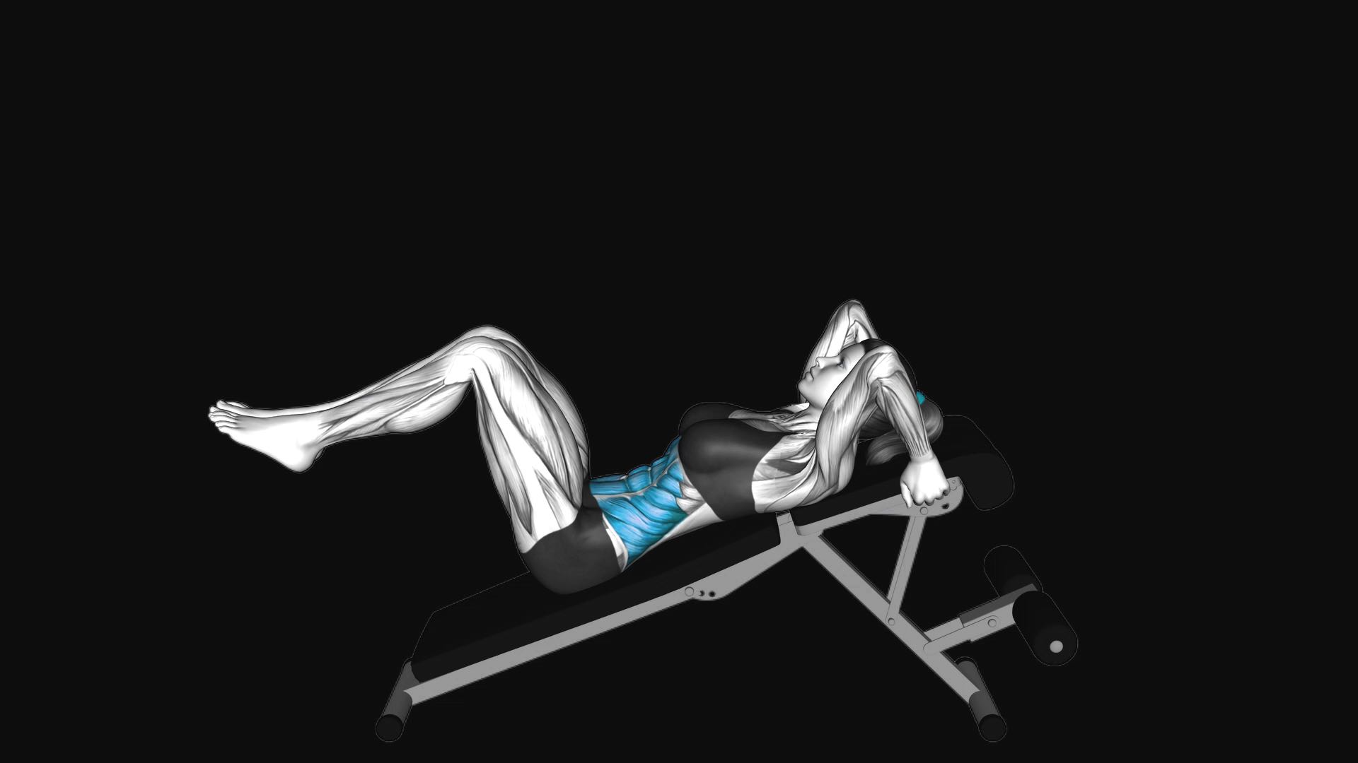 Decline Bent-Knee Reverse Crunch