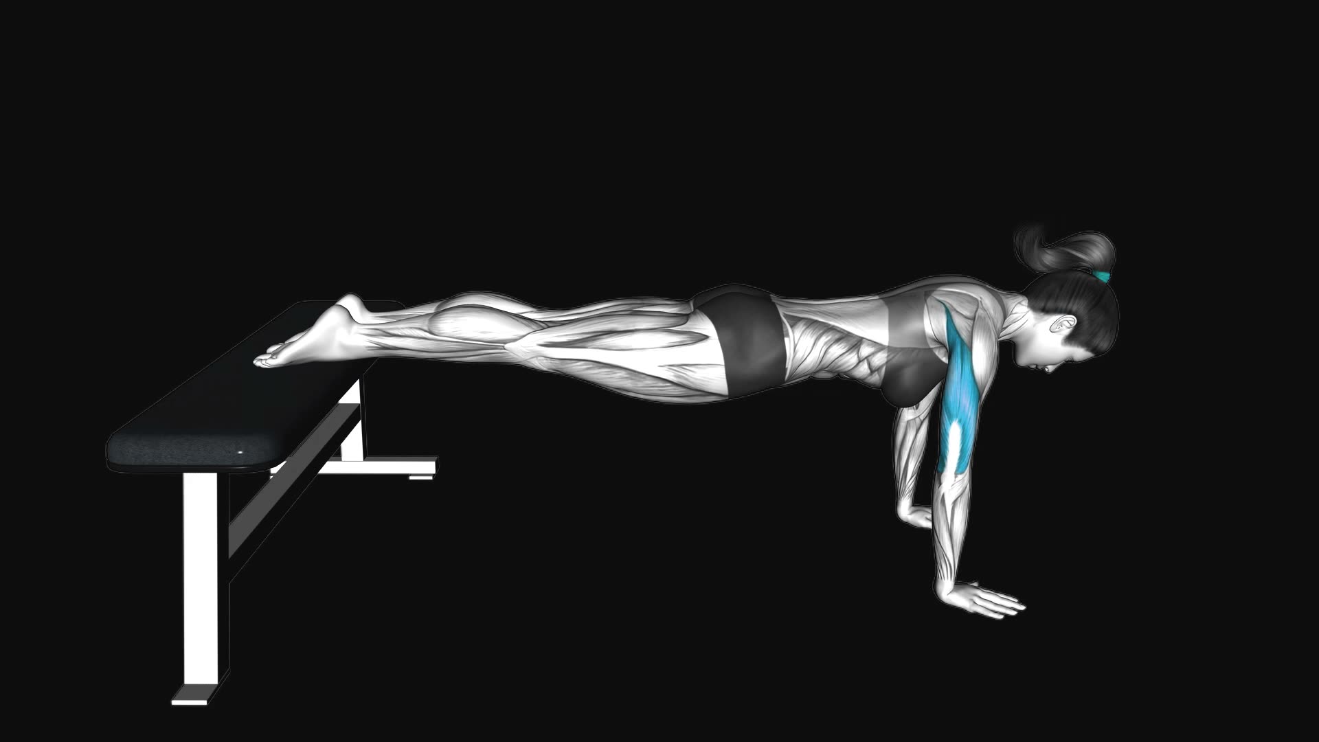 Decline Push up