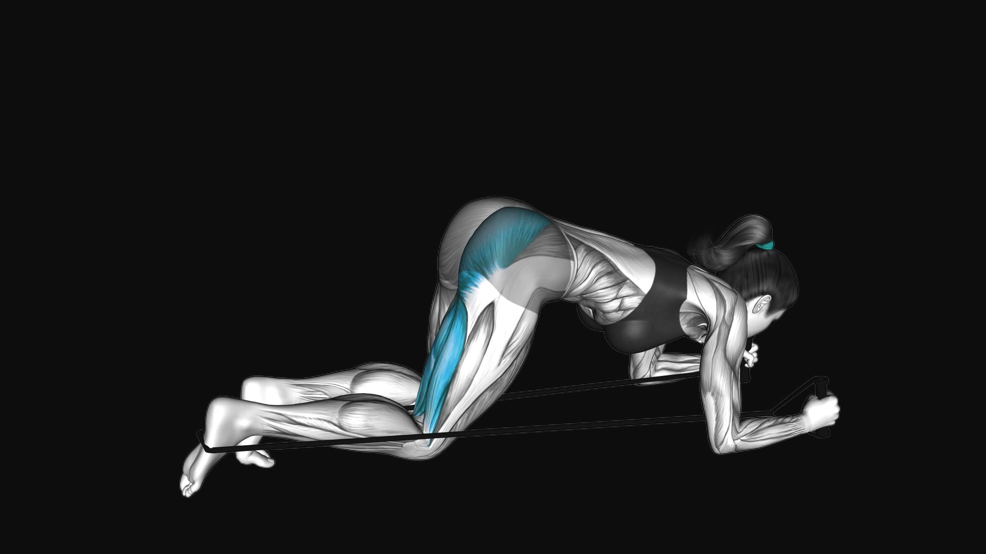 Band Kneeling Rear Kick