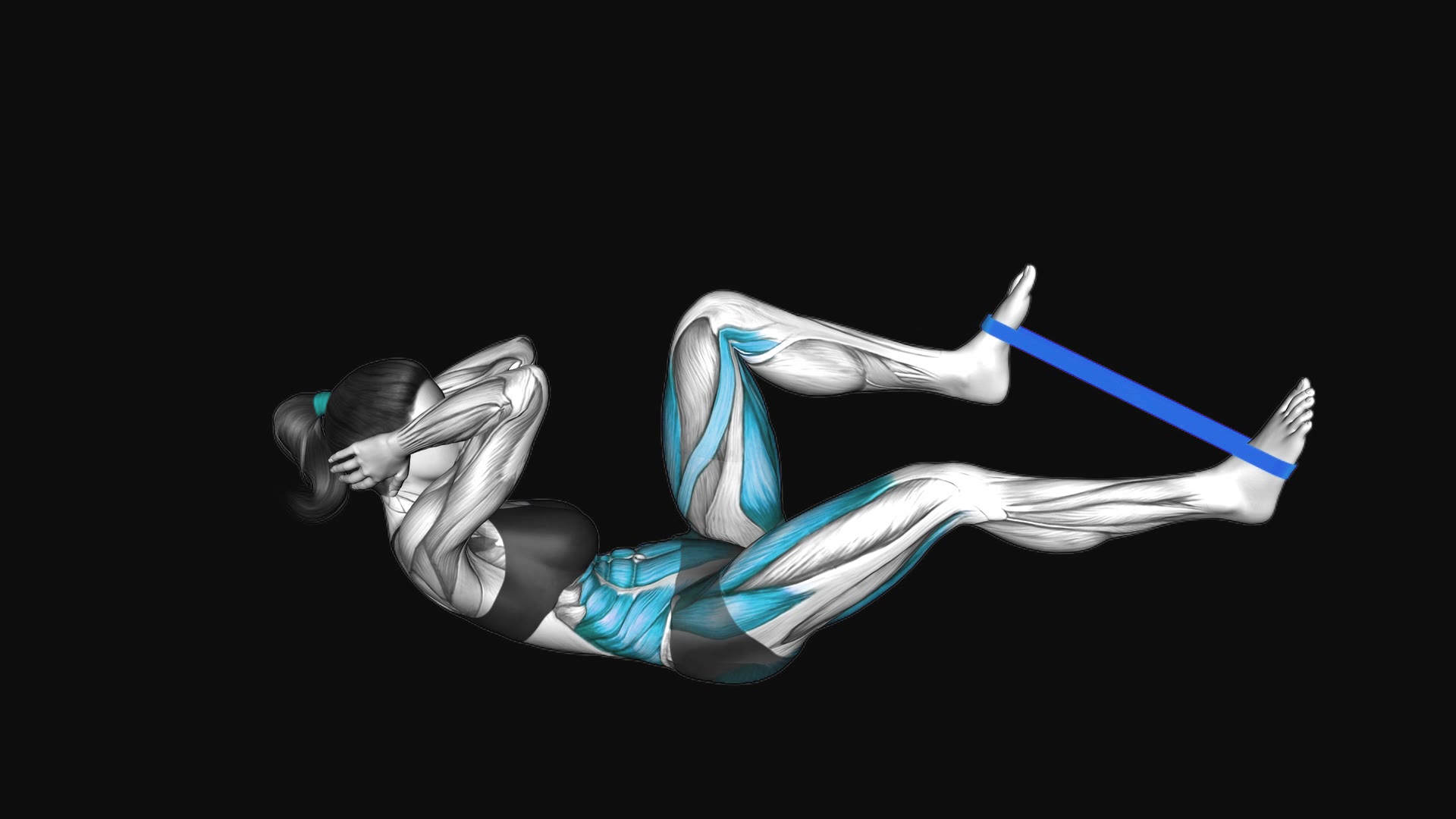 Resistance Band Air Bike