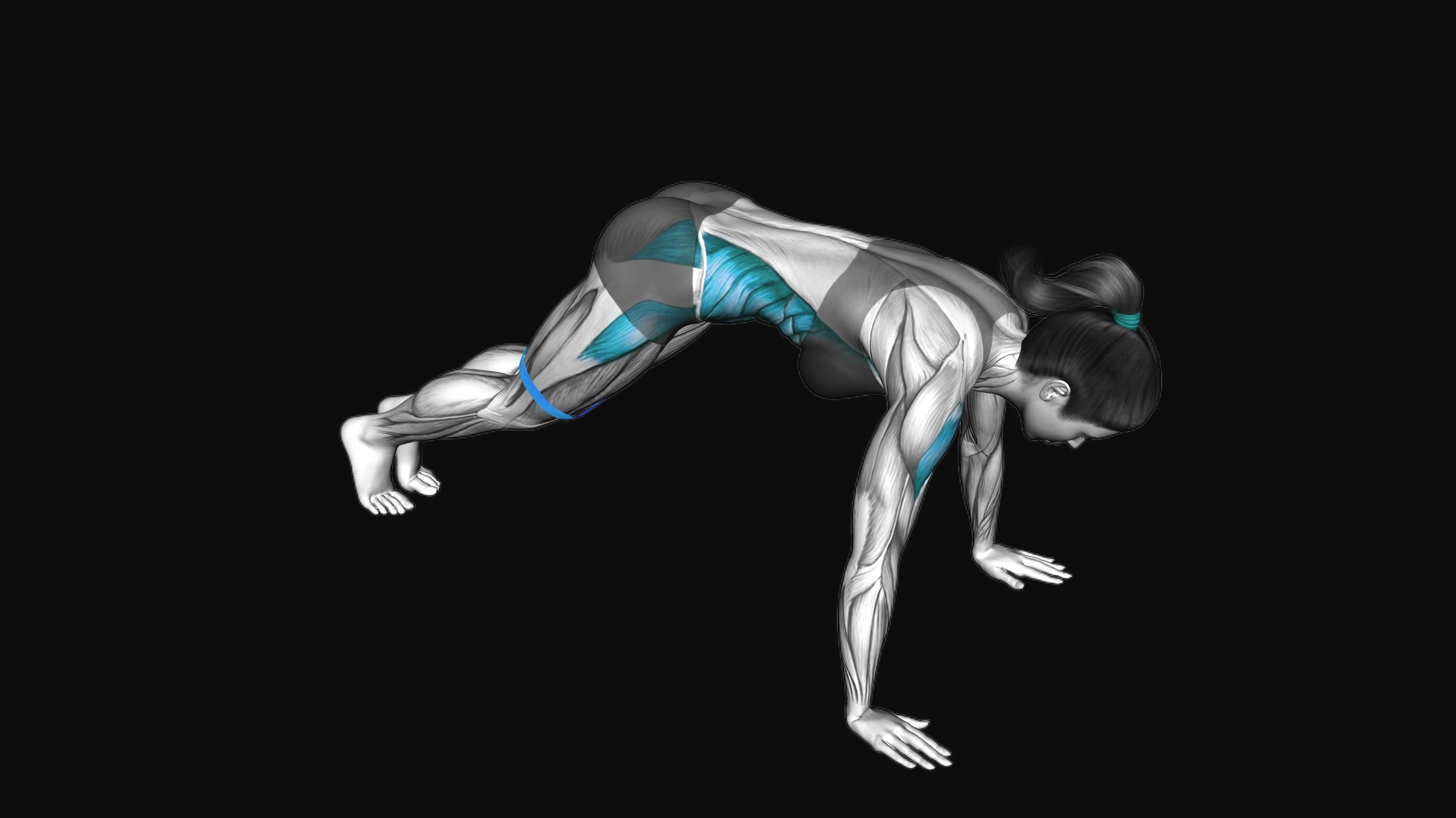 Resistance Band Plank Jack