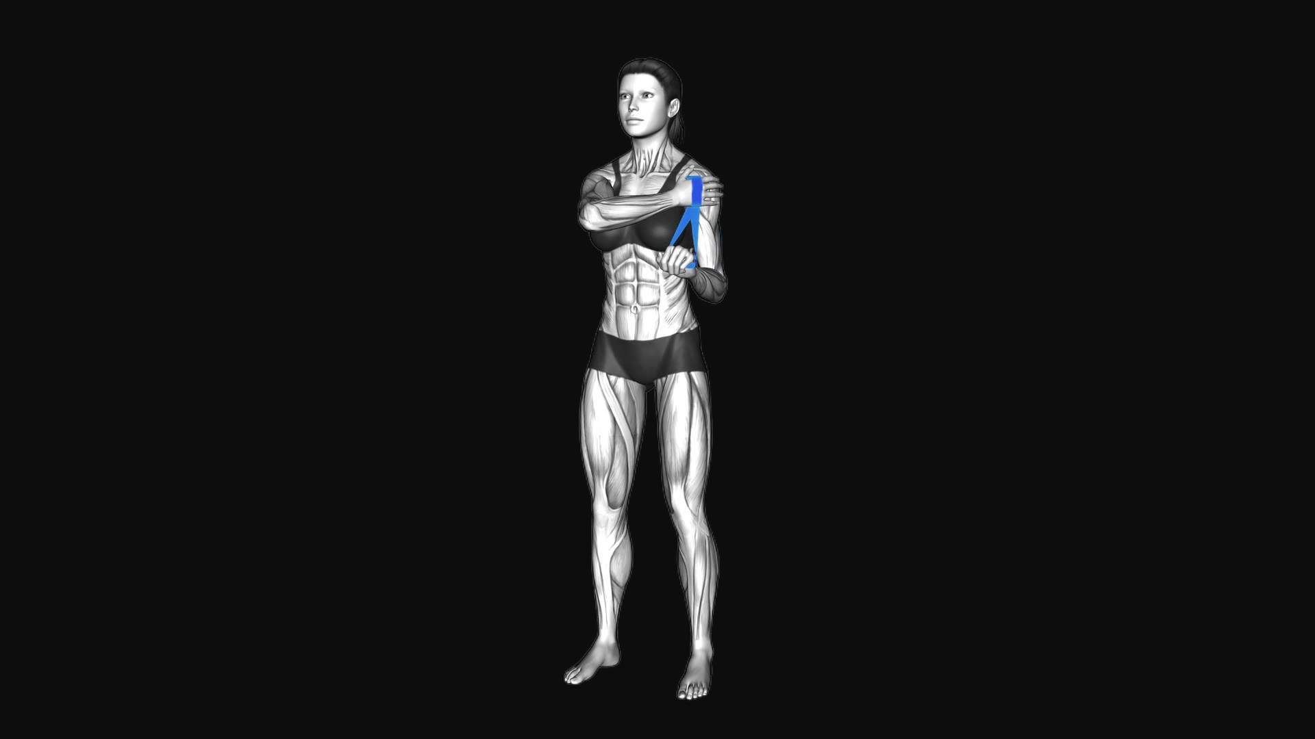 Resistance Band Single Arm Triceps Pushdown